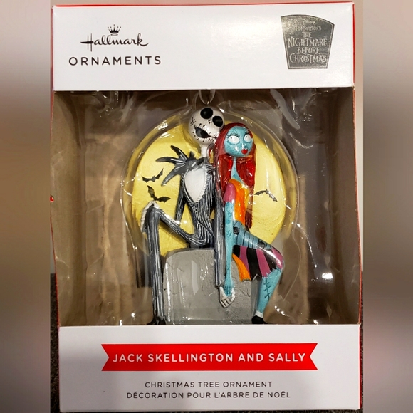 NEW Jack Skellington and Sally Hallmark Ornaments. - Picture 1 of 2
